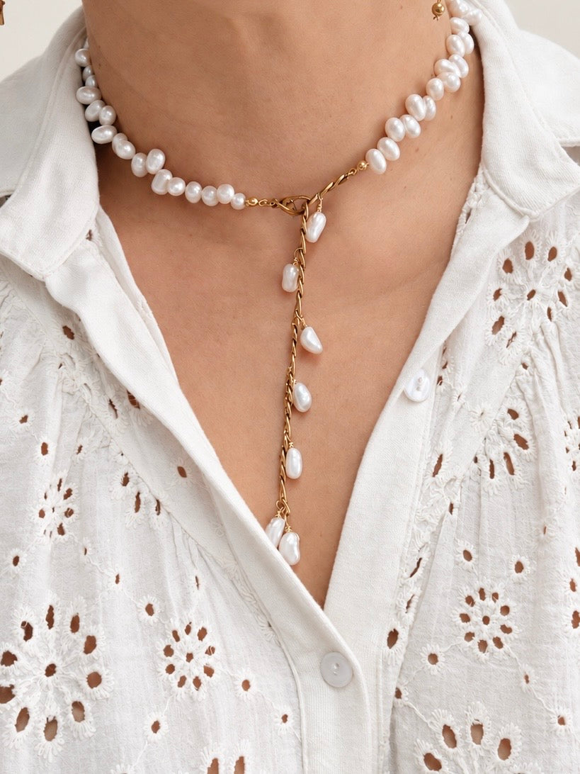 Chunky Pearl Necklace